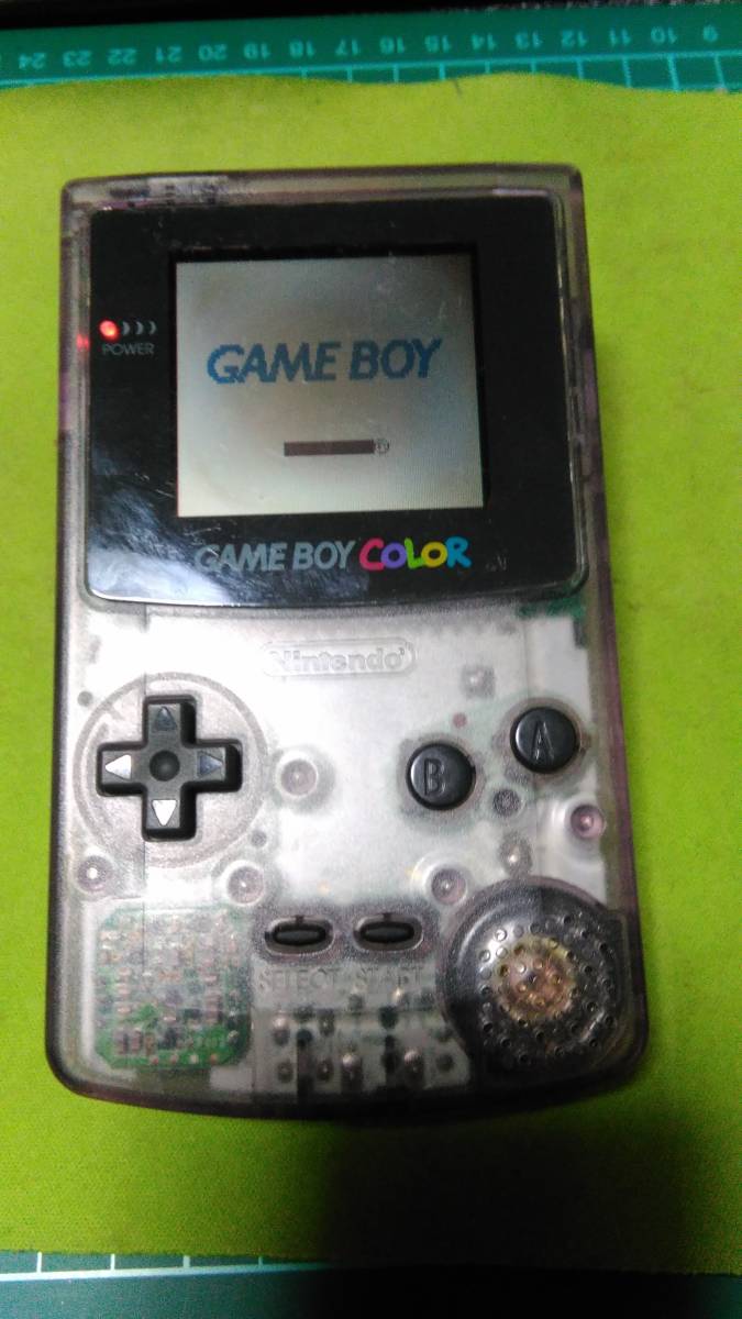 ゲームボーイカラー本体 ◇CGB-001/クリア ◇任天堂 ゲームボーイ