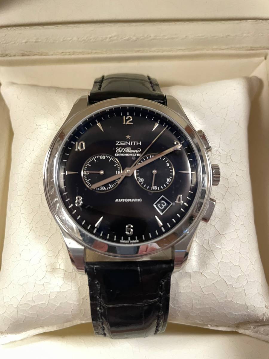 ゼニス ZENITH 03.0520.4002 グランドクラス エルプリメロ クロノグラフ デイト 自動巻き メンズ