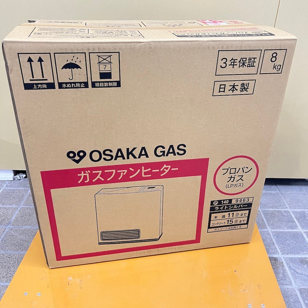 美品 大阪ガス/OSAKA GAS ガスファンヒーター LP プロパンガス 140-9463 木造11畳 コンクリート15畳