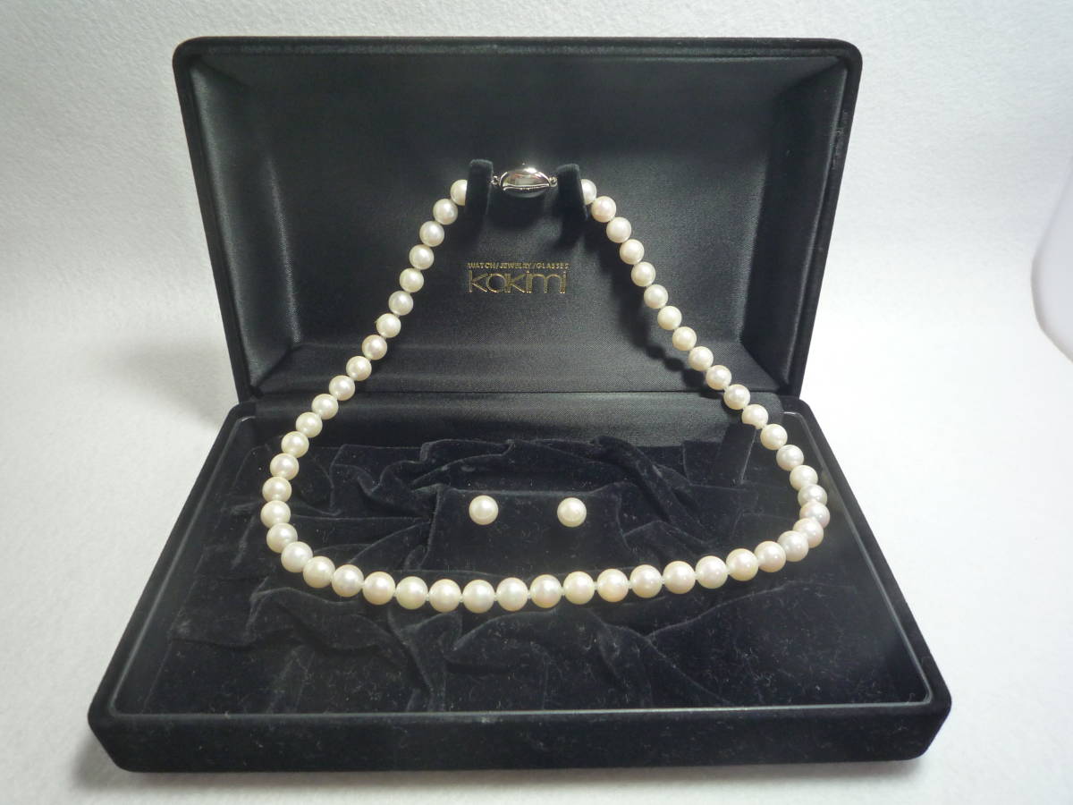 ☆パールネックレス シルバー ピアス WGK14☆ WGK14 真珠アコヤ ☆パールネックレス シルバー ピアス WGK14☆ WGK14 真珠アコヤ