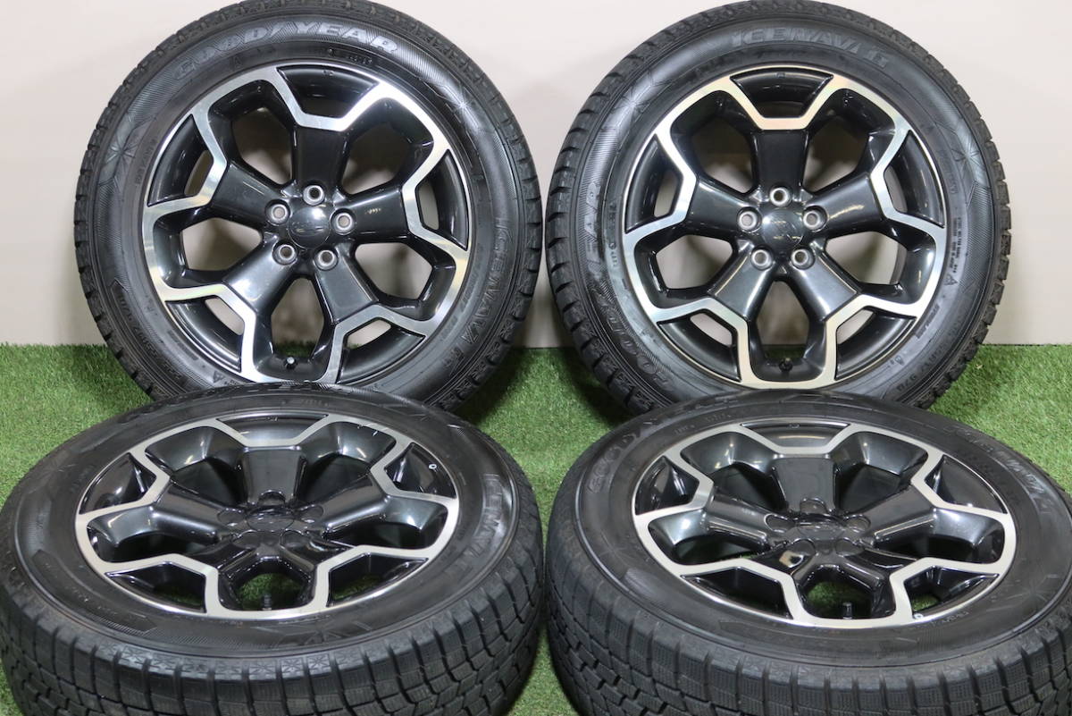 バリ溝スタッドレス＞スバル GP系 XV 純正 17in 7J +48 PCD100 アイスナビ6