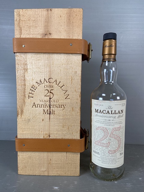 ユウキ THE MACALLAN マッカラン 25年 700ml 空瓶 マッカラン 25年 アニバーサリー 空瓶 The MACALLAN MACALLAN