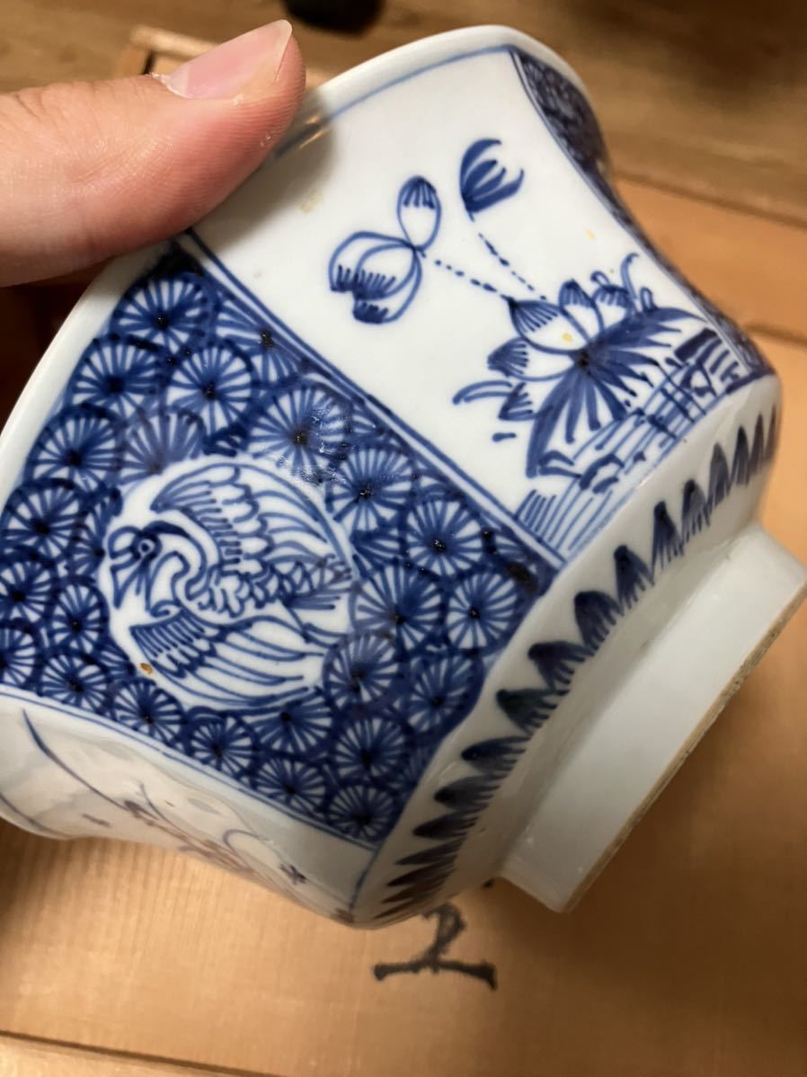 古伊万里 染錦 雲龍花鳥文 豆皿 明治時代 E215B | iichi 日々の
