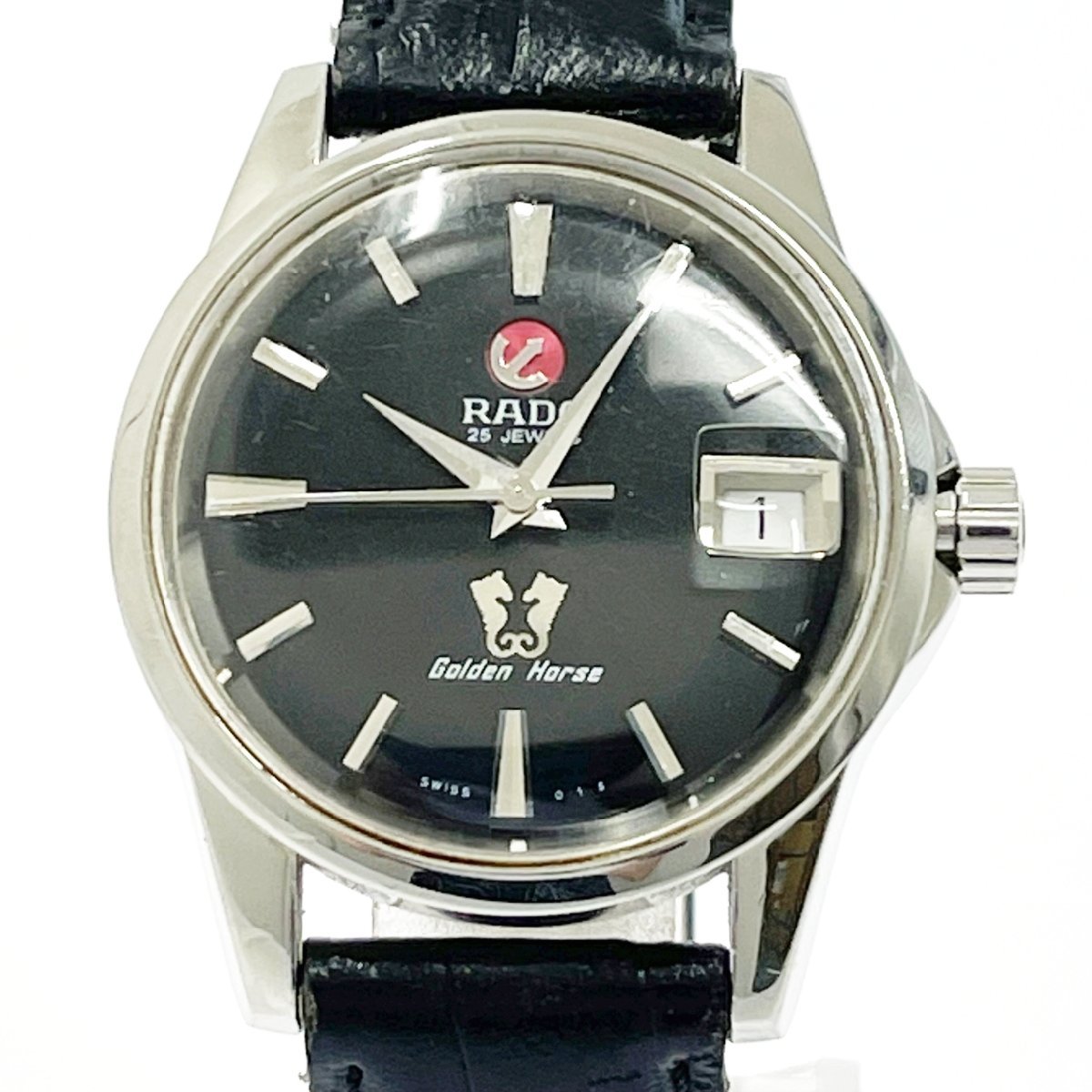 1円スタート】RADO ラドー 658.3832.4 ゴールデンホース SS 25石 