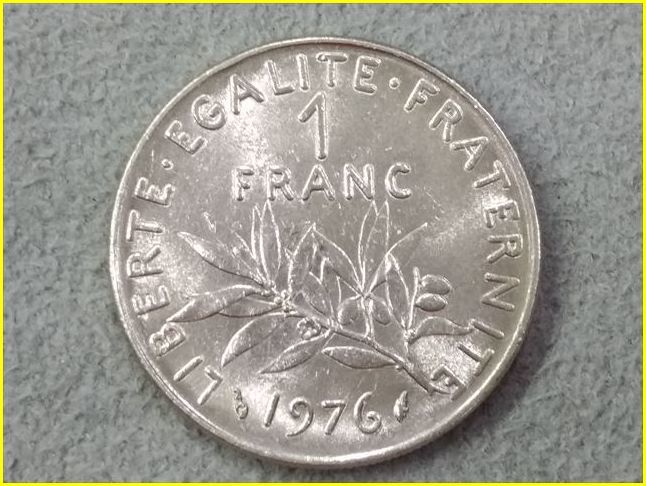 フランス 1フラン 硬貨/1976年 1 FRANC/種を蒔く人/旧硬貨/コイン/古銭