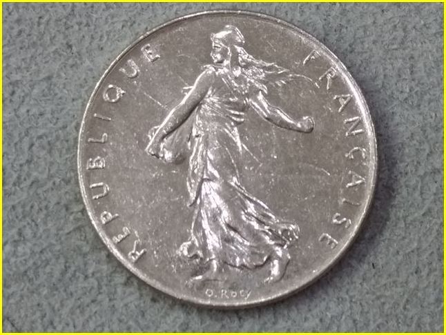 フランス 1フラン 硬貨/1976年 1 FRANC/種を蒔く人/旧硬貨/コイン/古銭