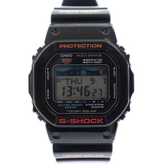 ジーショック G-SHOCK G-LIDE Gライド 電波ソーラー デジタル ウォッチ 腕時計 GWX-5600-1JF 黒 ブラック ブランド古着ベクトル ▲■ 23090
