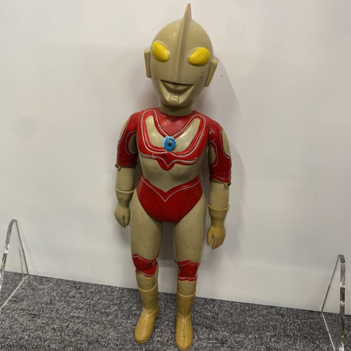 当時物 ブルマァク 関節可動ソフビ 約34cm ウルトラマン レア 希少 