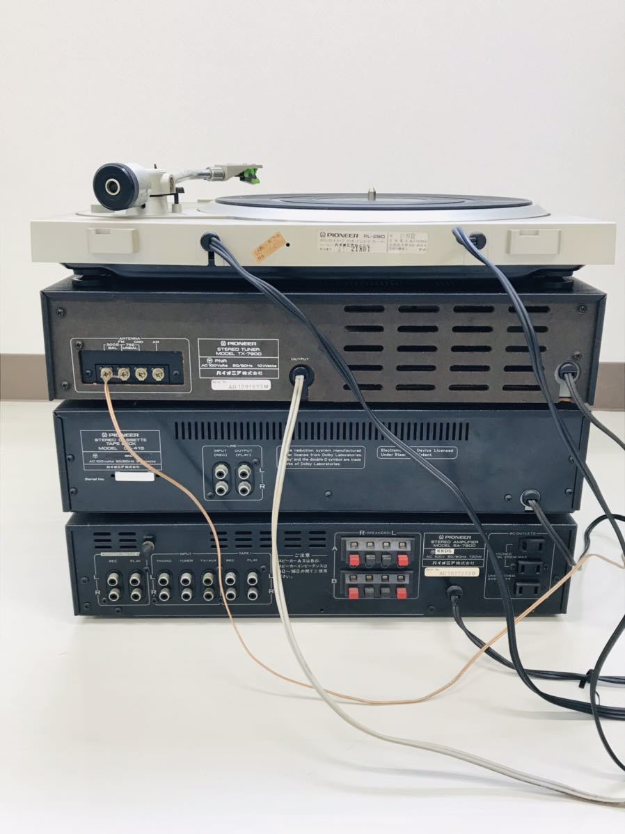 Pioneer システムコンボ セット TX-7900 CT-415 SA-7900 PL-280 DT-400