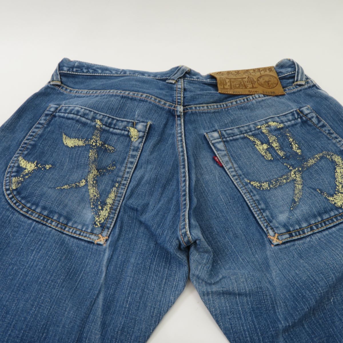 137 EVISU エヴィス 新恵美寿神頭 Lot.2007 デニムパンツ サイズ：36×35