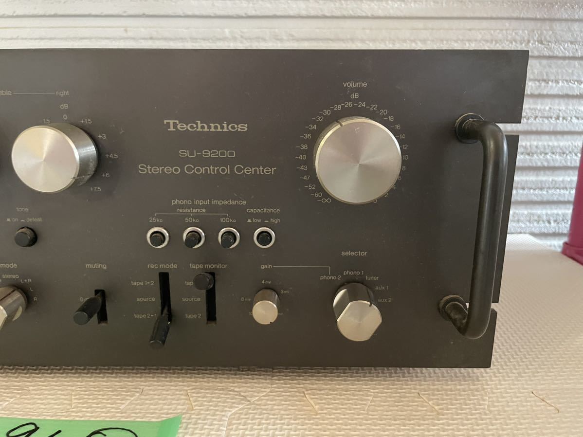 Technics テクニクス コントロールアンプ SU-9200 SU-9200 Technics