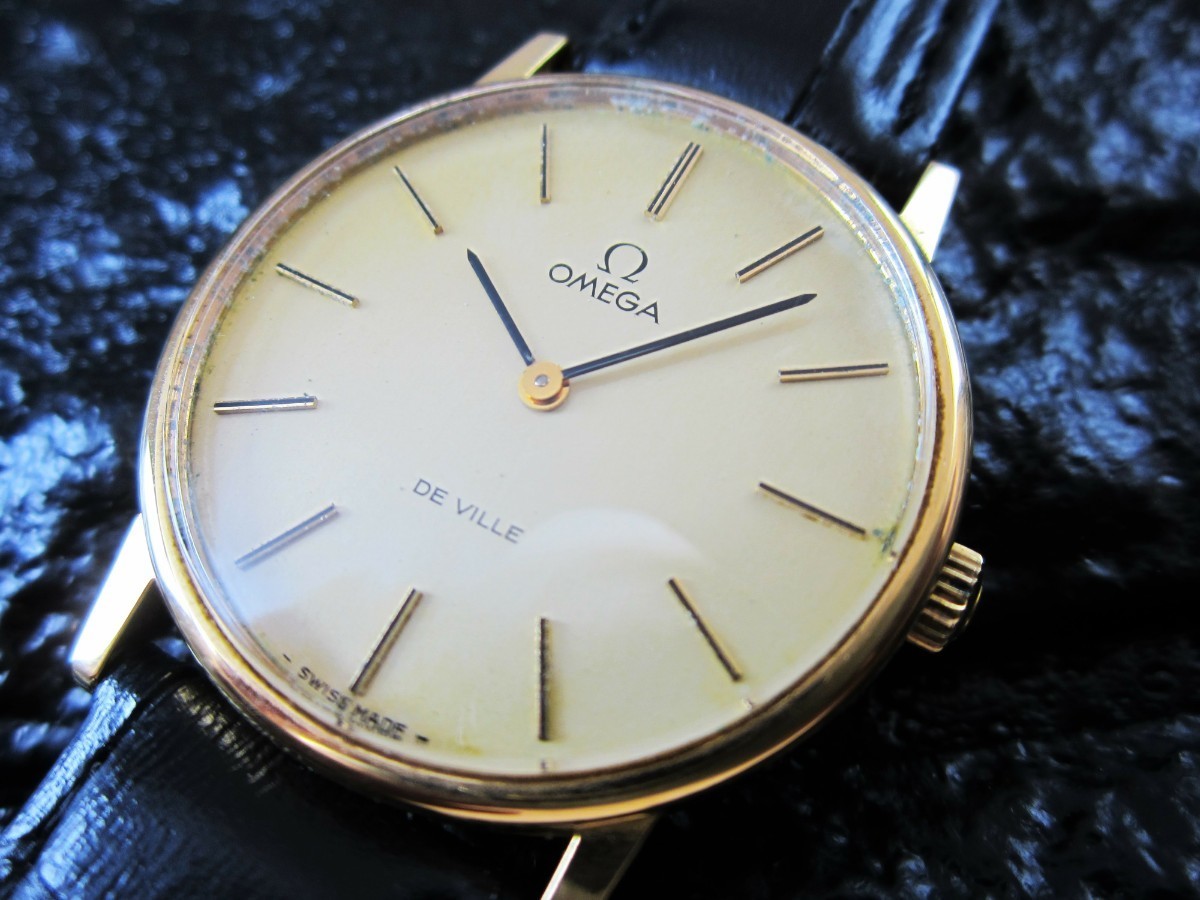 オメガ 手巻き デビル OMEGA メンズ ゴールド アンティーク デビル 