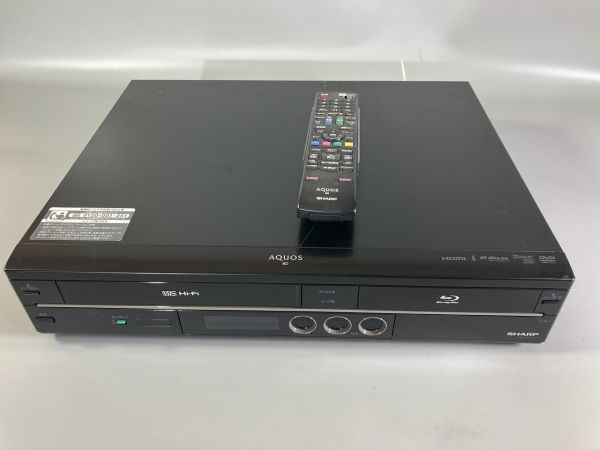 中古 SHARPシャープ VHS→DVDダビング機能付き DV-RW65 DVDレコーダー