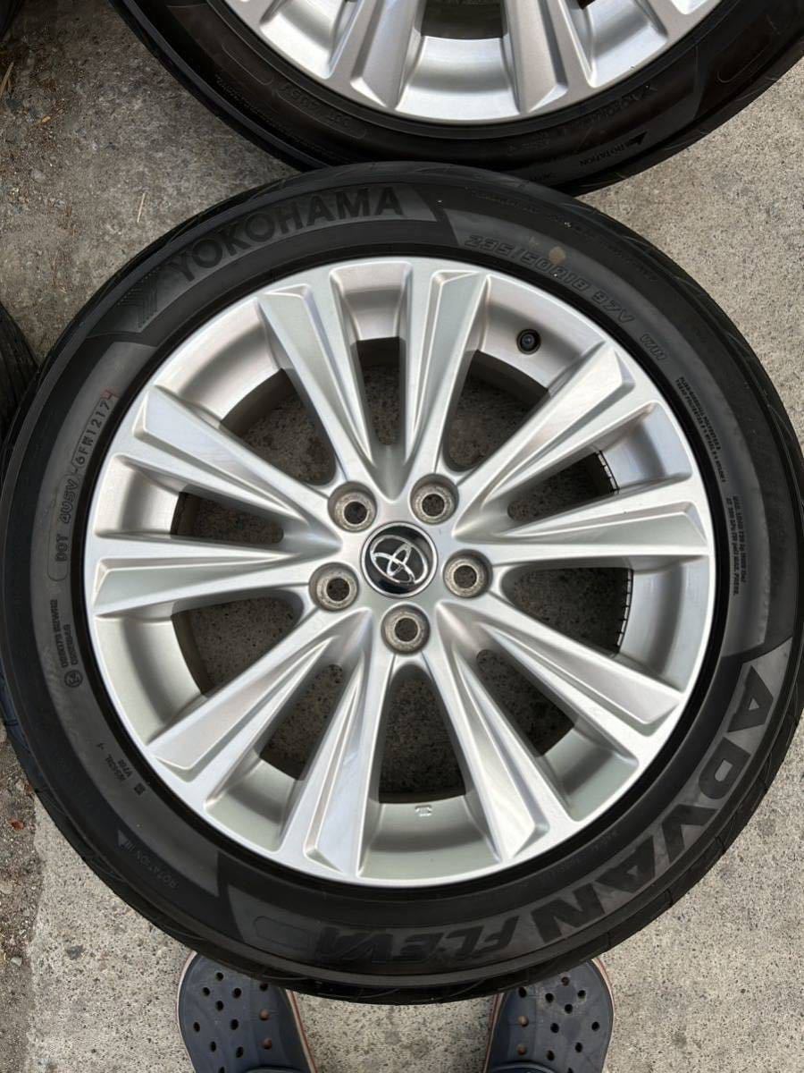 アルファード30 純正18インチ ADVAN forva 235/50R18 4本セット 