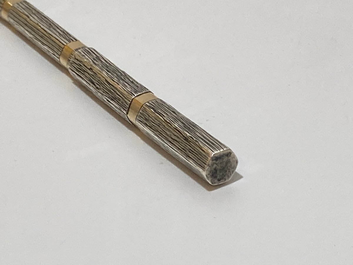 1t090411】dunhill ダンヒル ボールペン 925 刻印あり シルバー 13.4g
