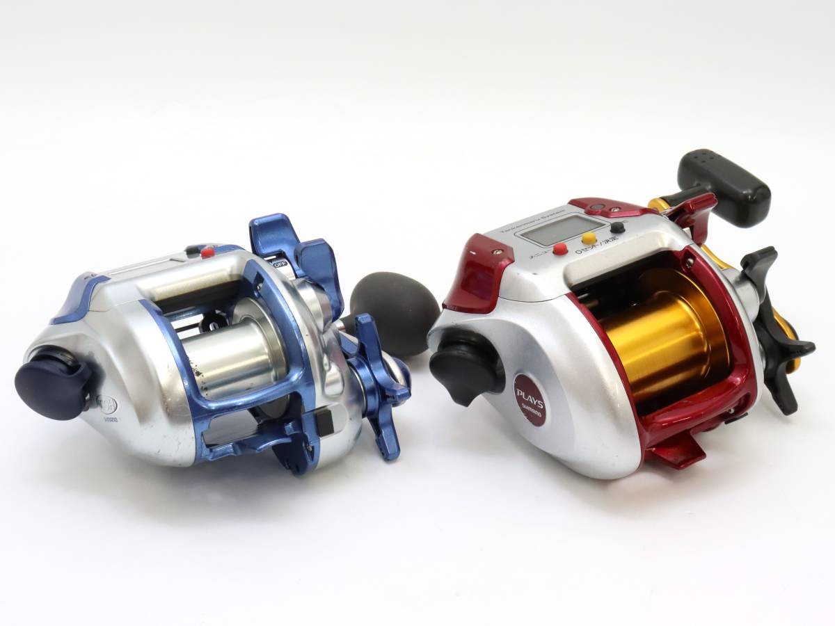 シマノ SHIMANO 電動リール 電動丸600H PLAYS3000 2台セット コード