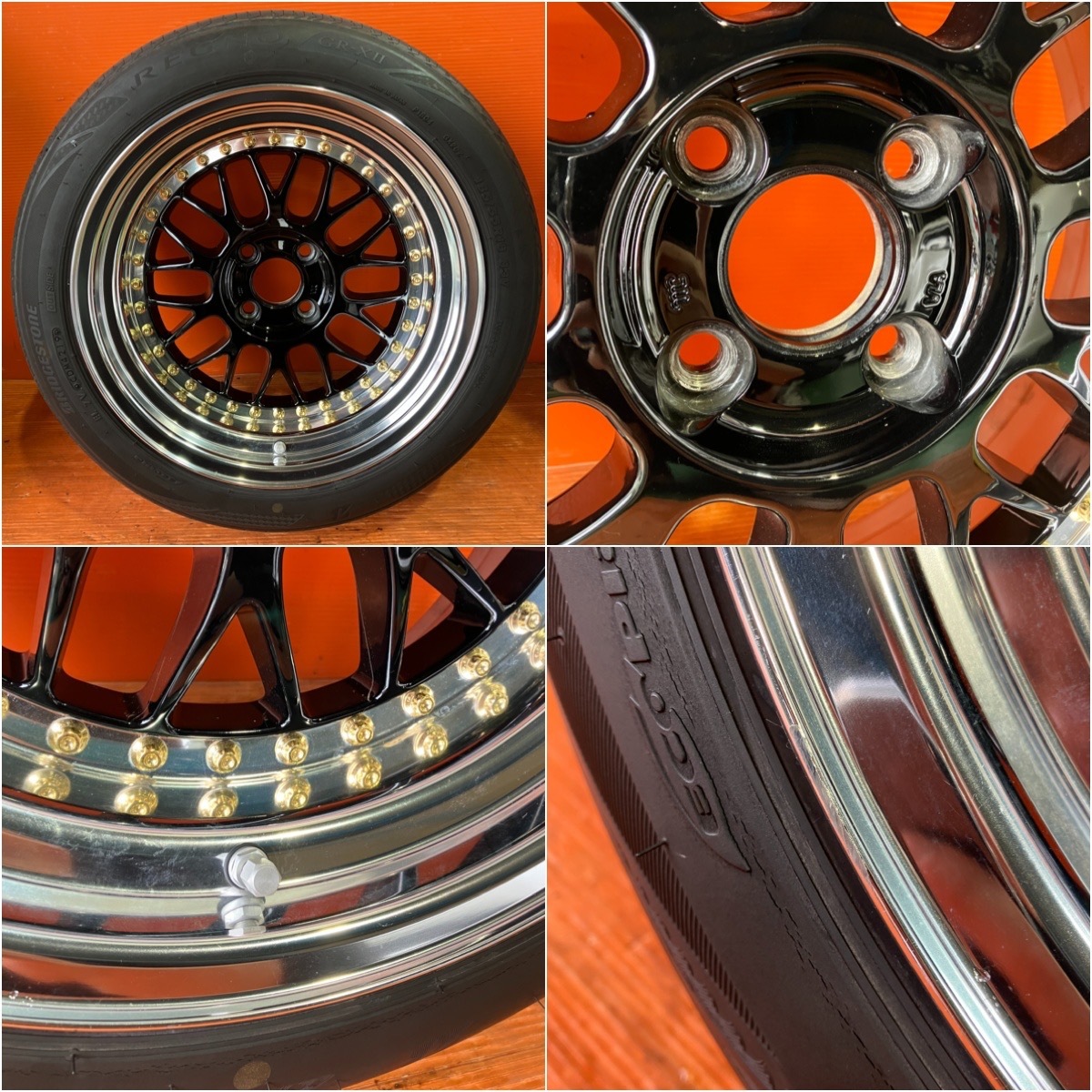 WORK MEISTER M1 16インチ 7.5J+7 Wディスク 8J-30 Oディスク 4穴100 