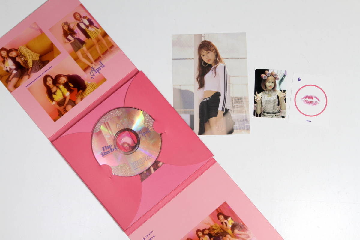 CD April The Ruby 直筆サイン入り 韓国盤 CD アルバム トレカ