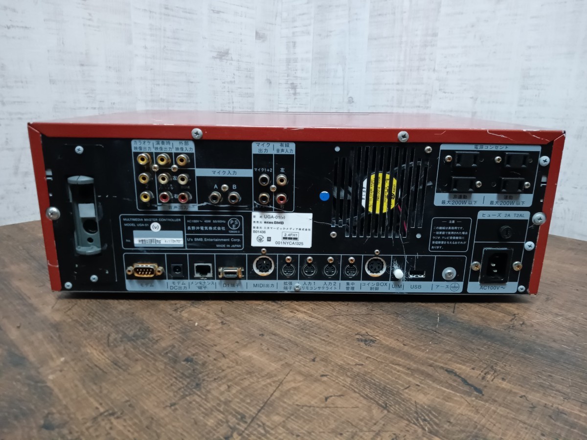 カラオケ機器 UGA-01 BMB 通電確認済み ジャンク品 JOYSOUND ジョイサウンド UGA-01 BMB