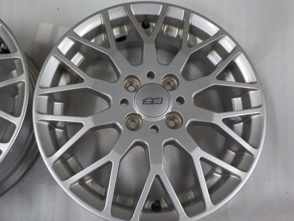 MUGEN 無限 】 15インチアルミホイール 4本 4H PCD100 5.0J +45 JWL 車 MUGEN 無限 】 15インチアルミホイール 4本 4H PCD100 5.0J +45 JWL 車