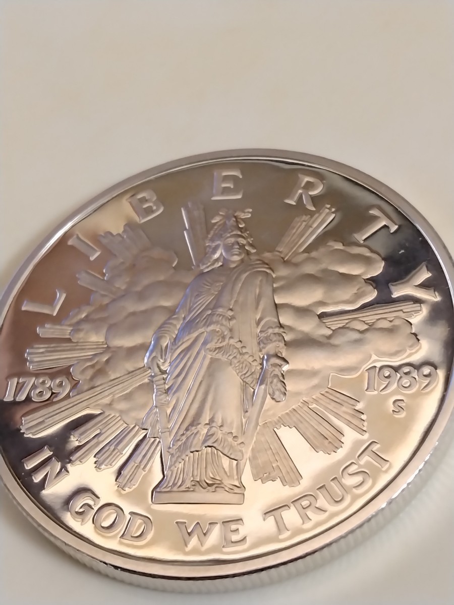 【新作登場，得価】 アメリカ 1989 1ドル銀貨プルーフ Congress Bicentennial(北アメリカ)｜売買されたオークション情報、yahooの商品情報をアーカイブ公開 - オークファン 北アメリカ