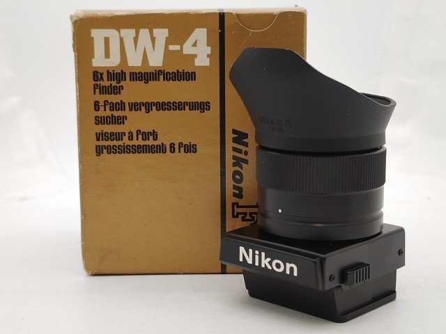 Nikon DW-4 ニコン F3用 ファインダー 箱付 美品 Nikon DW-4 for 中古