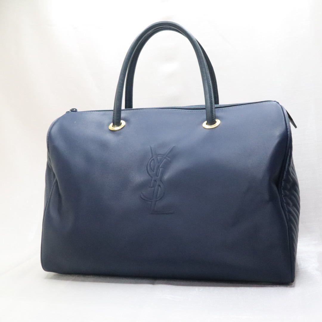 美品】YSL イヴサンローラン ハンドバッグ ミニボストンバッグ 