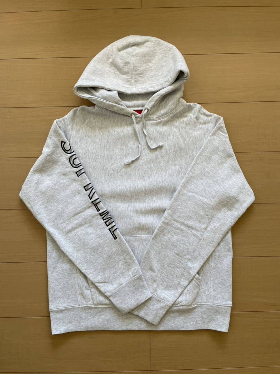 Sサイズ☆Supreme Sweatshirt☆シュプリーム ロゴ スウェット パーカー small グレー