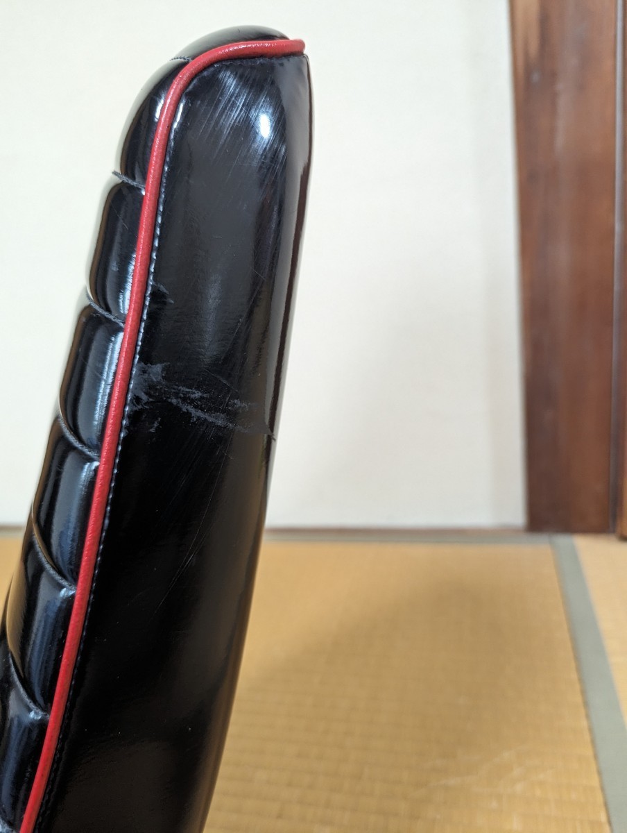 カワサキ ゼファーχ 三段シート 赤黒エナメル kawasaki zephyr 400 χ 3