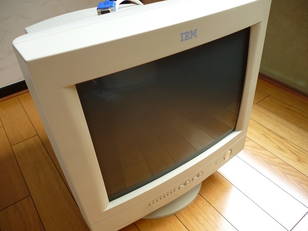 ジャンク品 IBM CRTモニター 15インチ 2236-3DN Aptiva パソコン