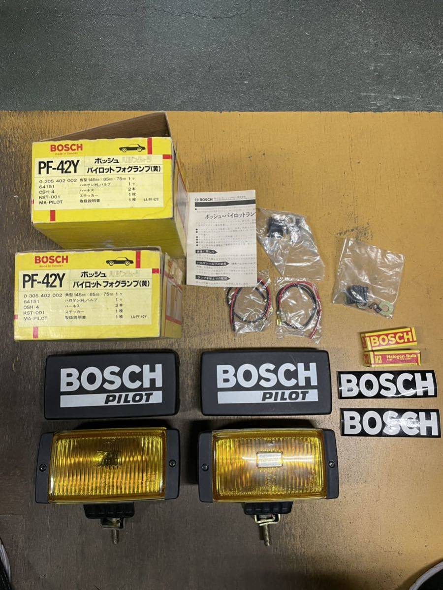 【定番人気，安い】 当時物 フォグランプ 旧車 BOSCH カバー付 黒 汎用12V55W H3 イエロー 2個 セット(ハロゲン)｜売買されたオークション情報、yahooの商品情報をアーカイブ公開 - オークファン 社外品