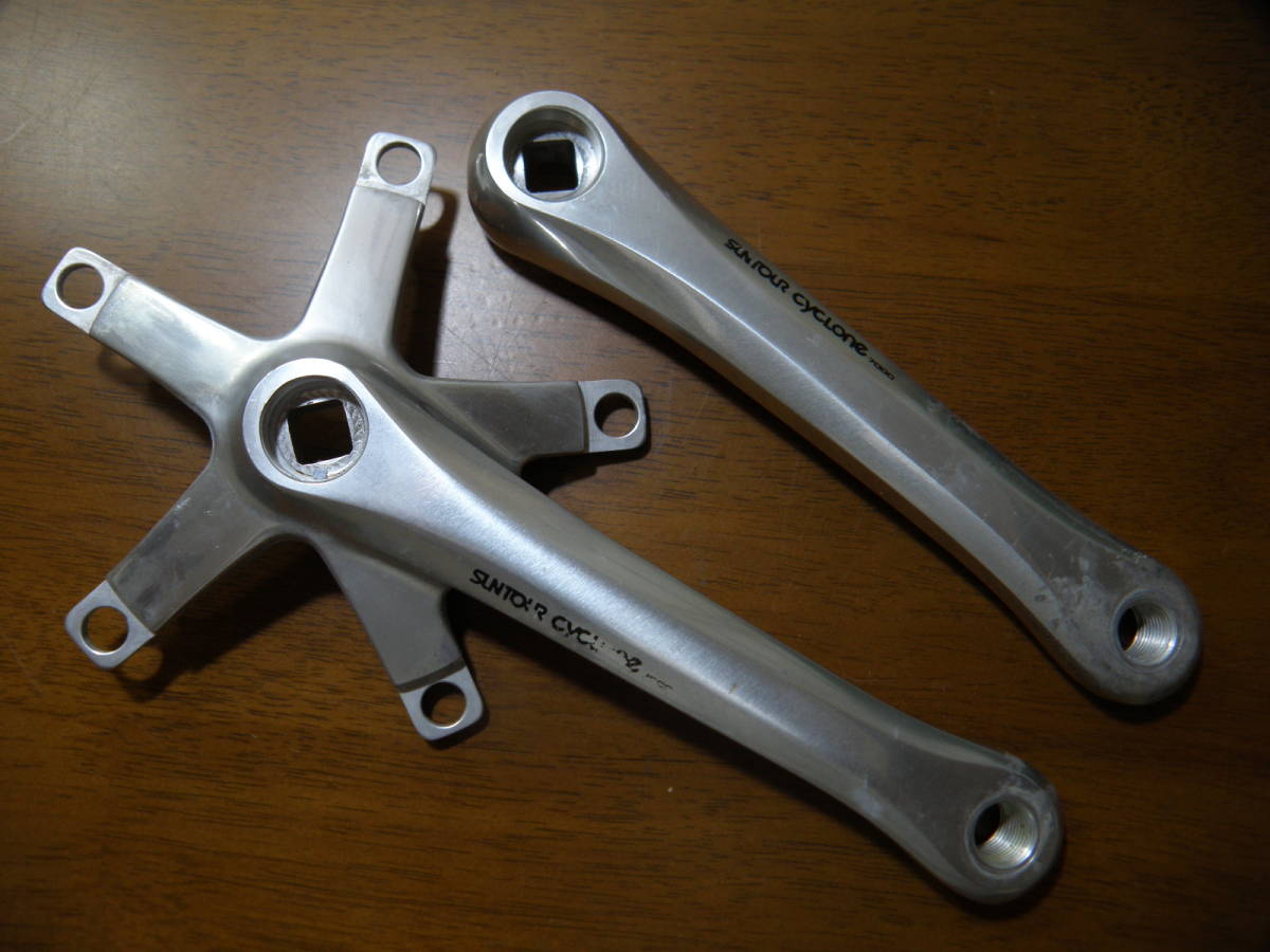 サンツアー　サイクロン7000　クランク　170mm/PCD:130 中古