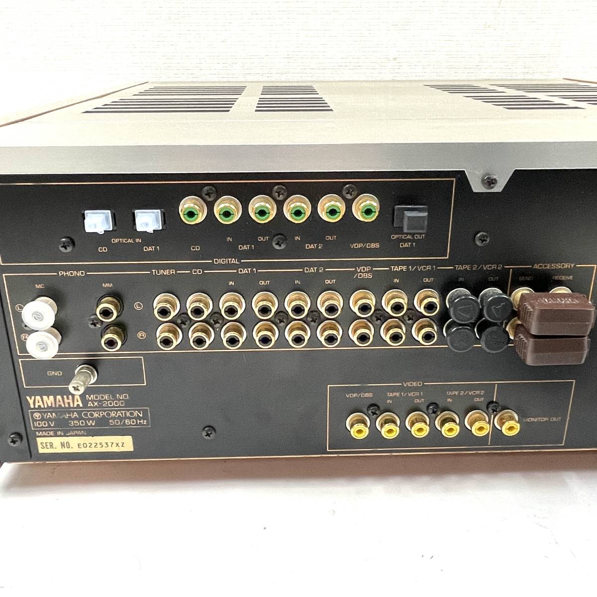 1円 YAMAHA プリメインアンプ AX-2000 リモコン/説明書付き ヤマハ 北