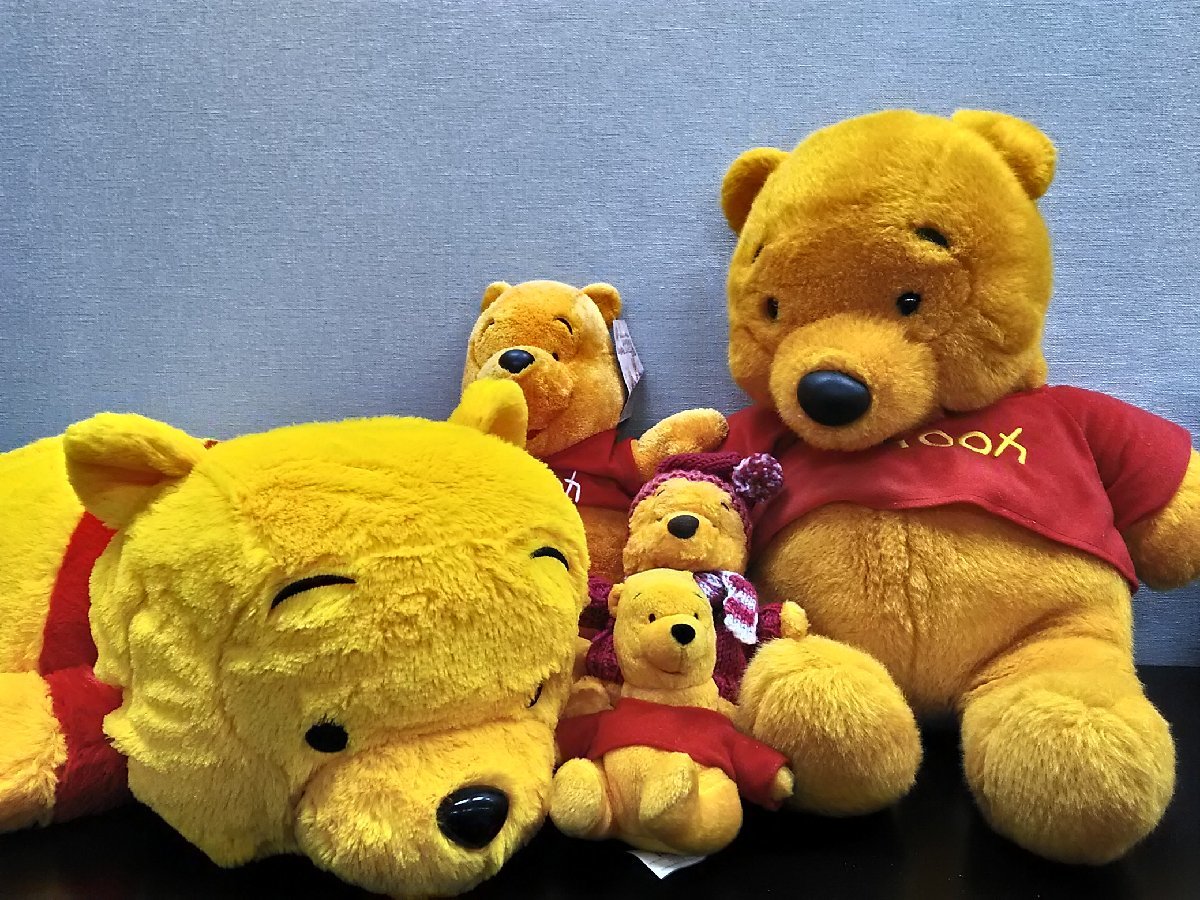 ディズニー くまのプーさん 5点 ぬいぐるみ 7Z14 【大型】