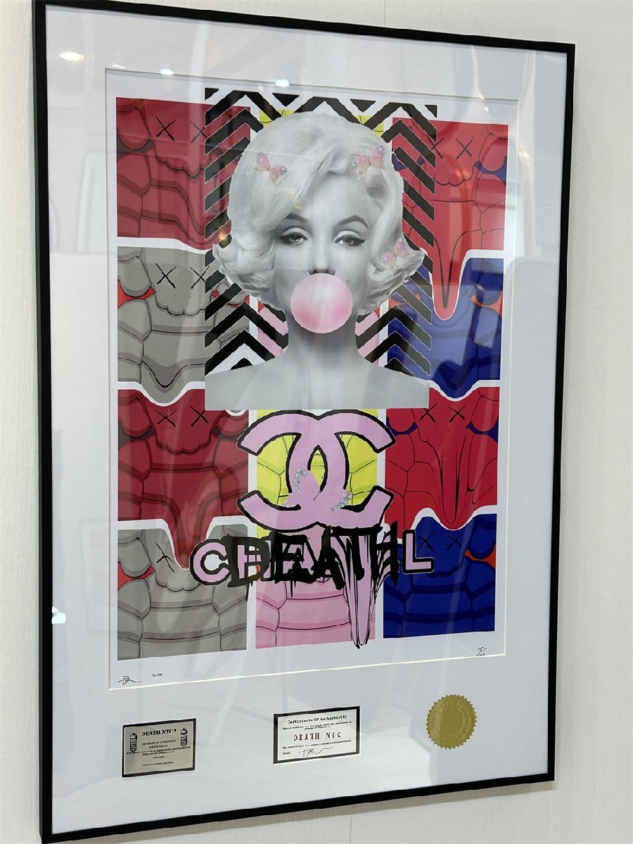 DEATH NYC 世界限定100枚 アートポスター 奈良美智 NARA YOSHITOMO
