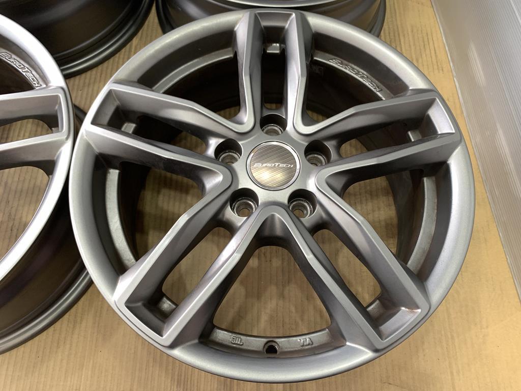 EUROTECH アルミホイール 16 6．5j ＋44 ガンメタ系 5