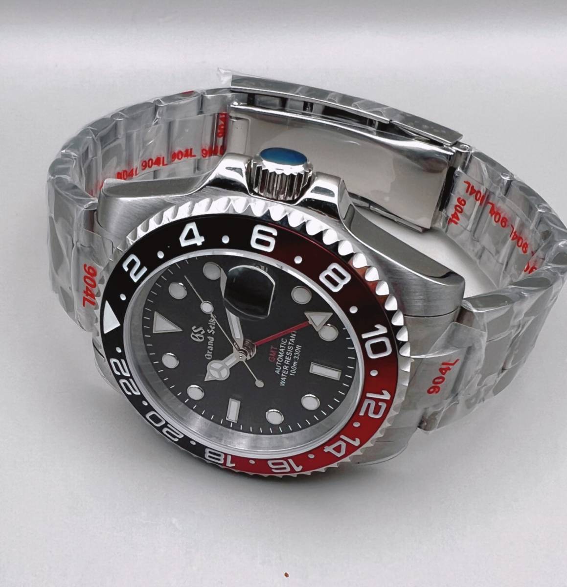 SEIKO MOD NH34 カスタム GMTマスター コーク 40mm ダイバーズ 手 