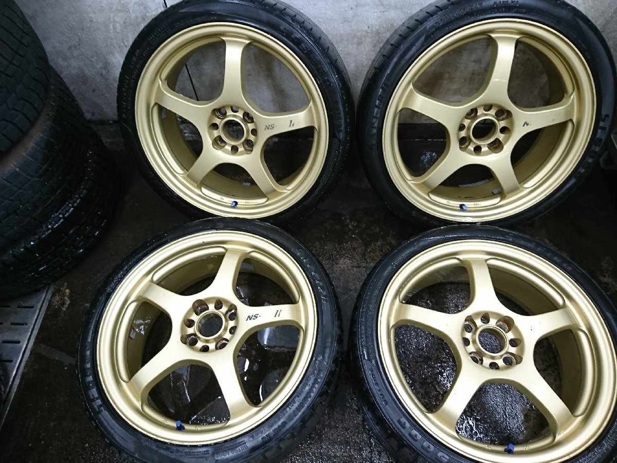 ☆中古品☆IMPUL TEAM NS-GTⅡ 17×7J+45 17インチ アルミ