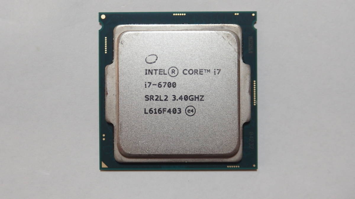 Intel 第6世代 Core i7-6700 3.40 GHz SR2L2 動作品 LGA1151 8M
