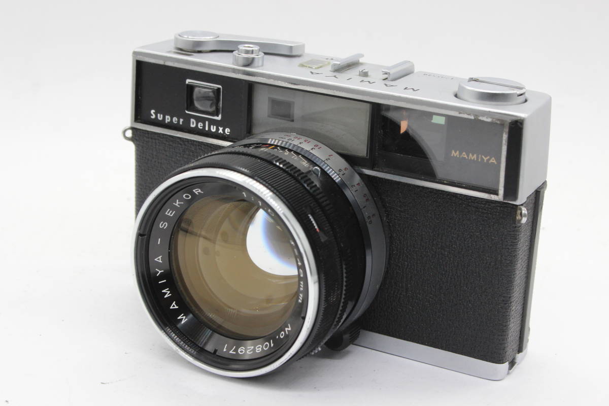 訳あり品】 マミヤ Mamiya Super Deluxe SEKOR 48mm F1.5 レンジ