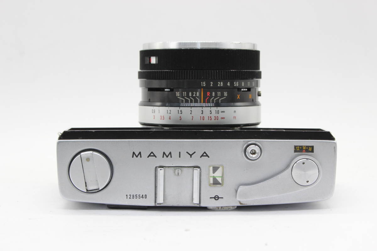 訳あり品】 マミヤ Mamiya Super Deluxe SEKOR 48mm F1.5 レンジ