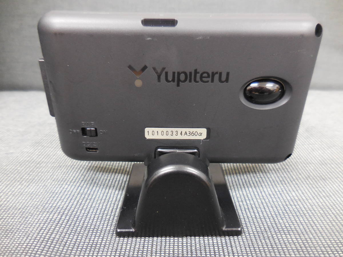 ♪♪ユピテル A360α GPS内蔵レーザー&レーダー探知機 中古品 3.6インチ