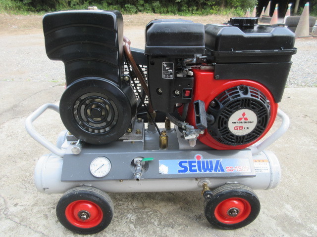 80 精和 エンジンコンプレッサー SC-15GM ガソリン セイワ (P60  