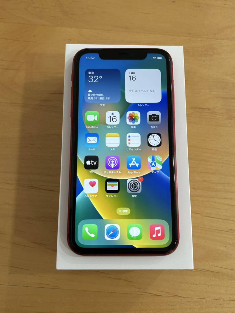 美品】 iPhone11 レッド 128GBSoftbank（SIMロックなし）SIMフリー
