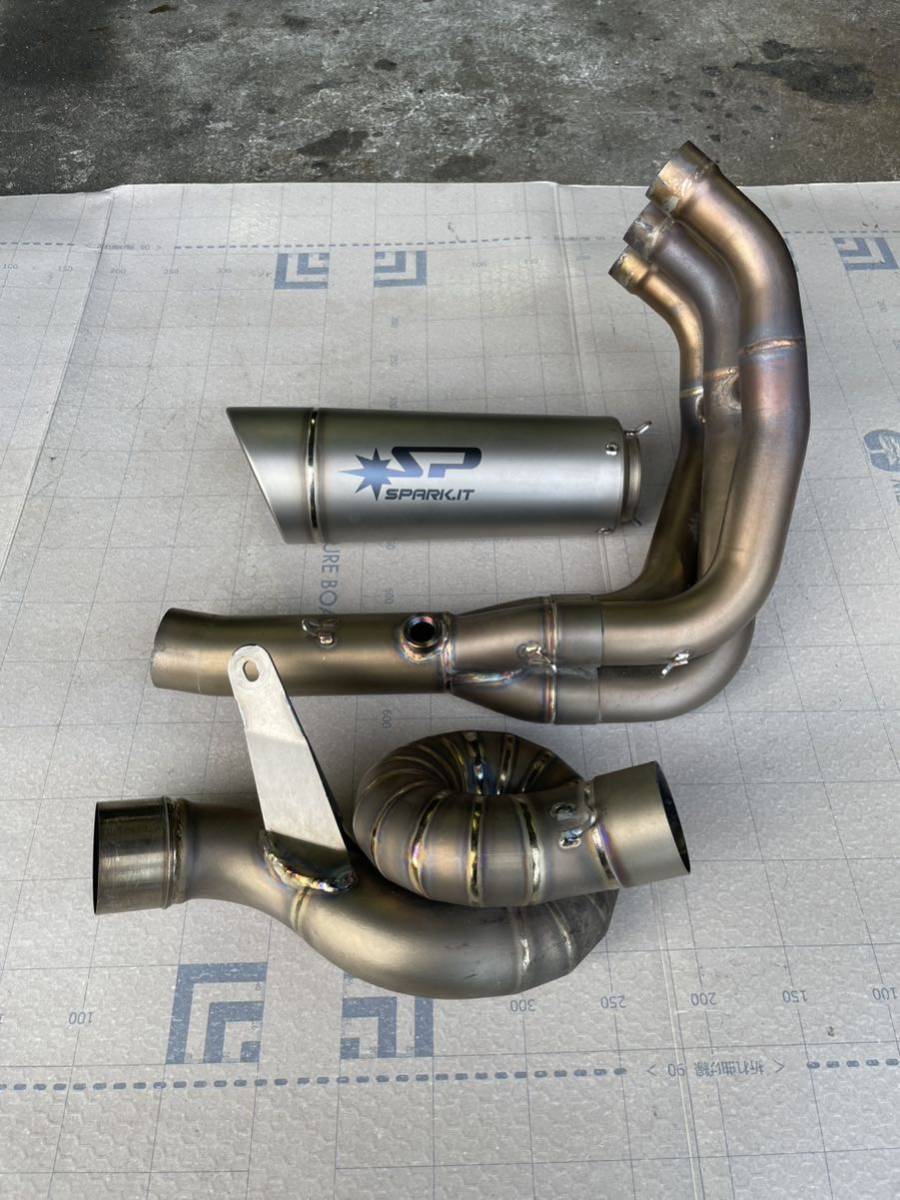 MT-09 フルチタン SPARK EXHAUST トレーサー XSR900 スパーク フルエキ