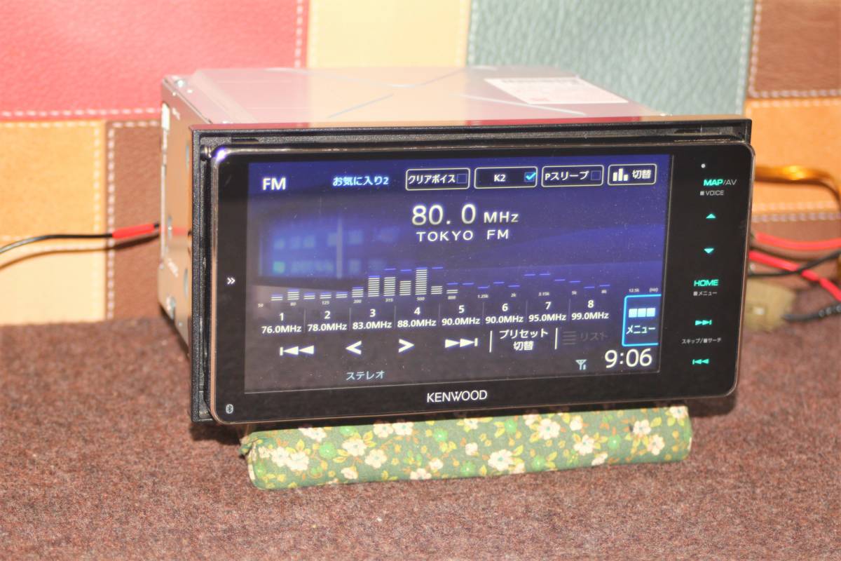 2021年地図 取説付 KENWOOD 彩速ナビ MDV-M809HDW Bluetooth対応 DVD 
