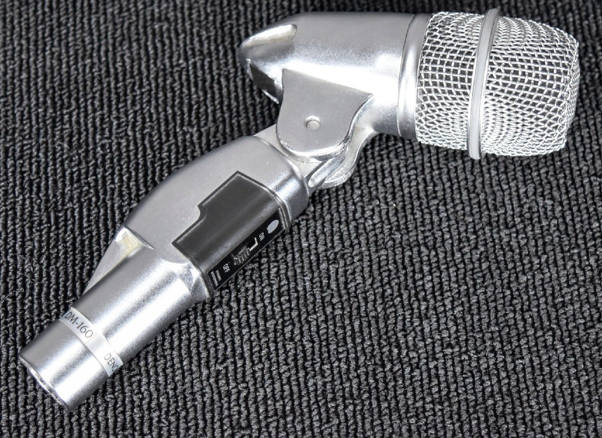☆動作品☆ DENON (デノン) ダイナミックマイク DM-160 ♪スタンド付き♪ 8J883
