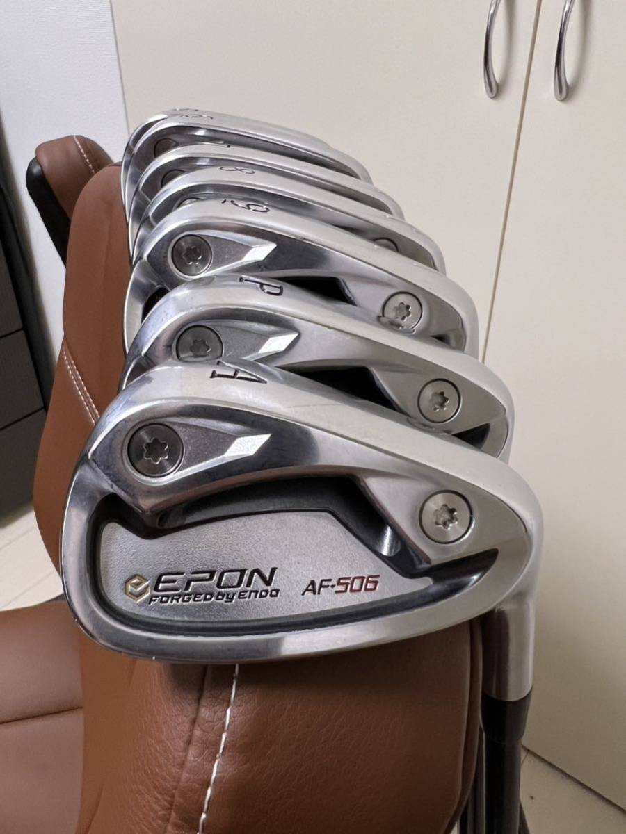 STMグリップ7本サービス】中古(7本) エポンゴルフ(EPON) AF-506 