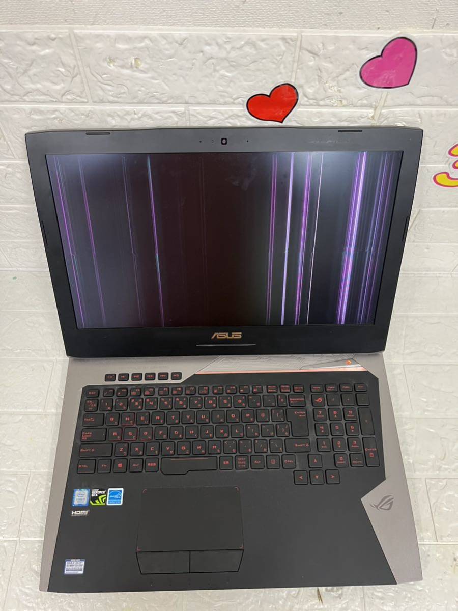 ジャンク品 ASUS ROG G752V core i7 第7世代 ？ 【公式通販】