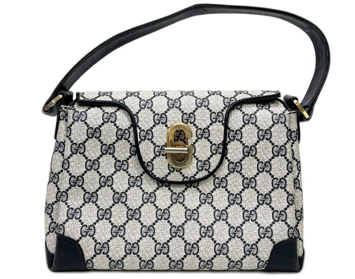 イタリア ◎GUCCI グッチ GG柄 ハンドバッグ イタリア製 キャンバス 